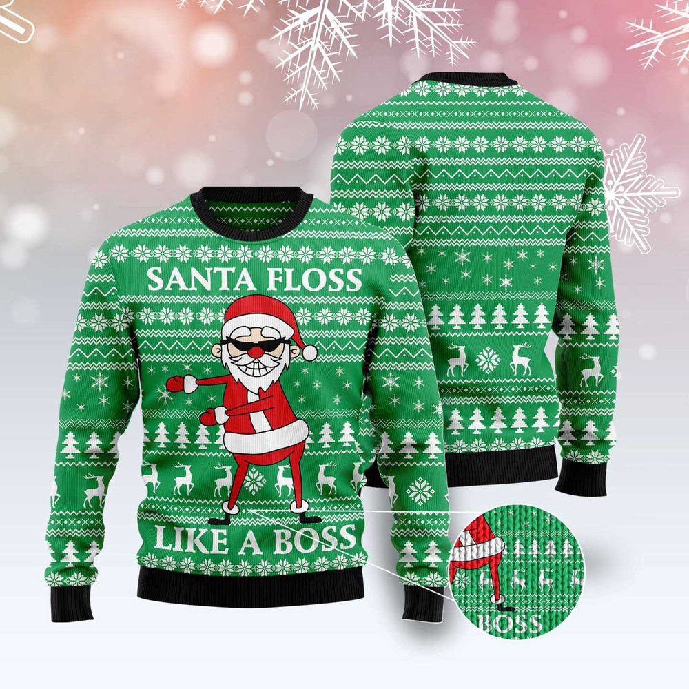 Funny Santa Claus Ugly Christmas Sweater Funny Ugly Christmas Sweater Xmas Gifts