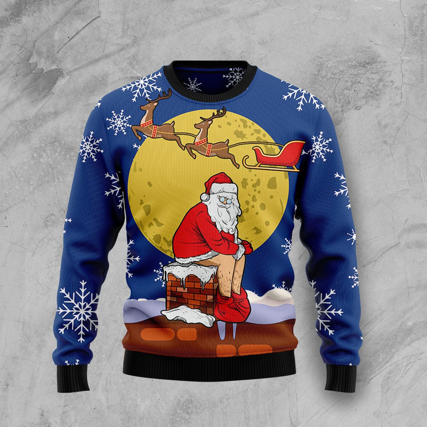 Funny Santa Xmas Ugly Christmas Sweater Cool Xmas Clothes Funny Secret Santa Gifts