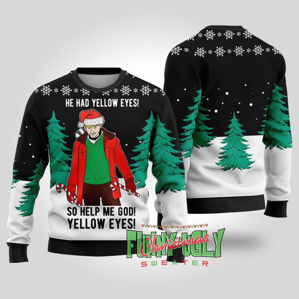 Funny Scut Farkus A Christmas Story Ugly Sweater Black Perfect Gift Sweater for Friends and Family