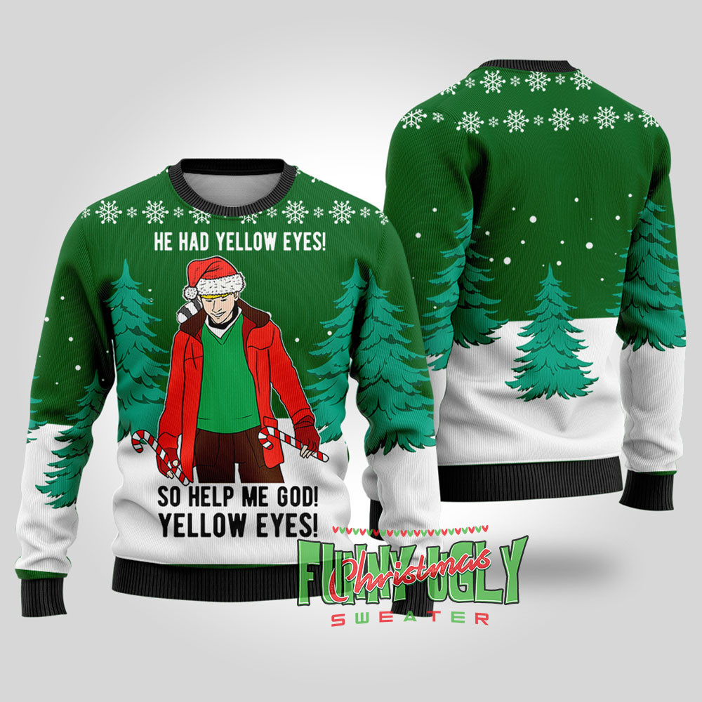 Funny Scut Farkus A Christmas Story Ugly Sweater Forest Green Warm Winter Merch Gift for Someone You Love