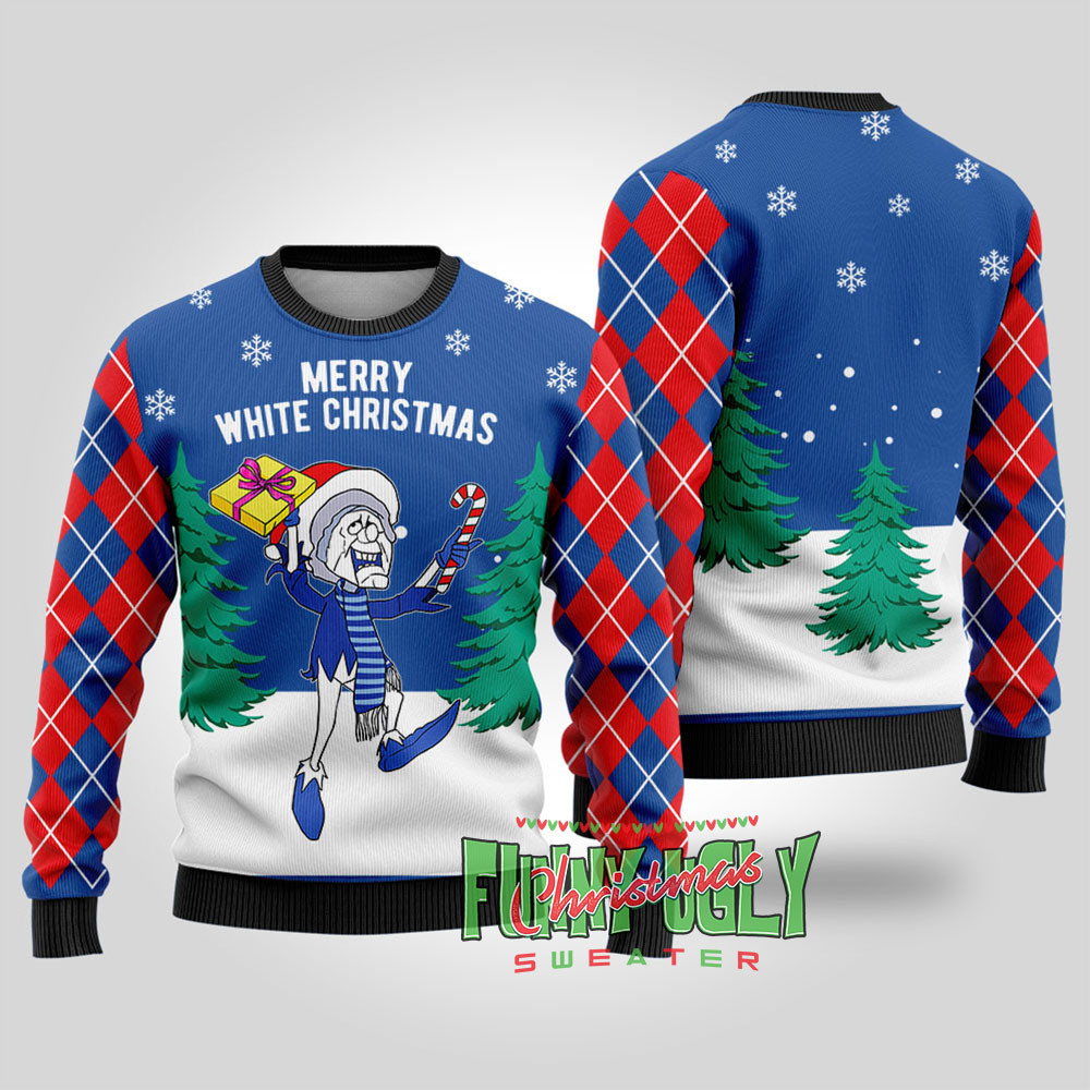 Funny Snow Miser Ugly Christmas Sweater Royal Meaningful Holiday Gift Merch to Show You Care