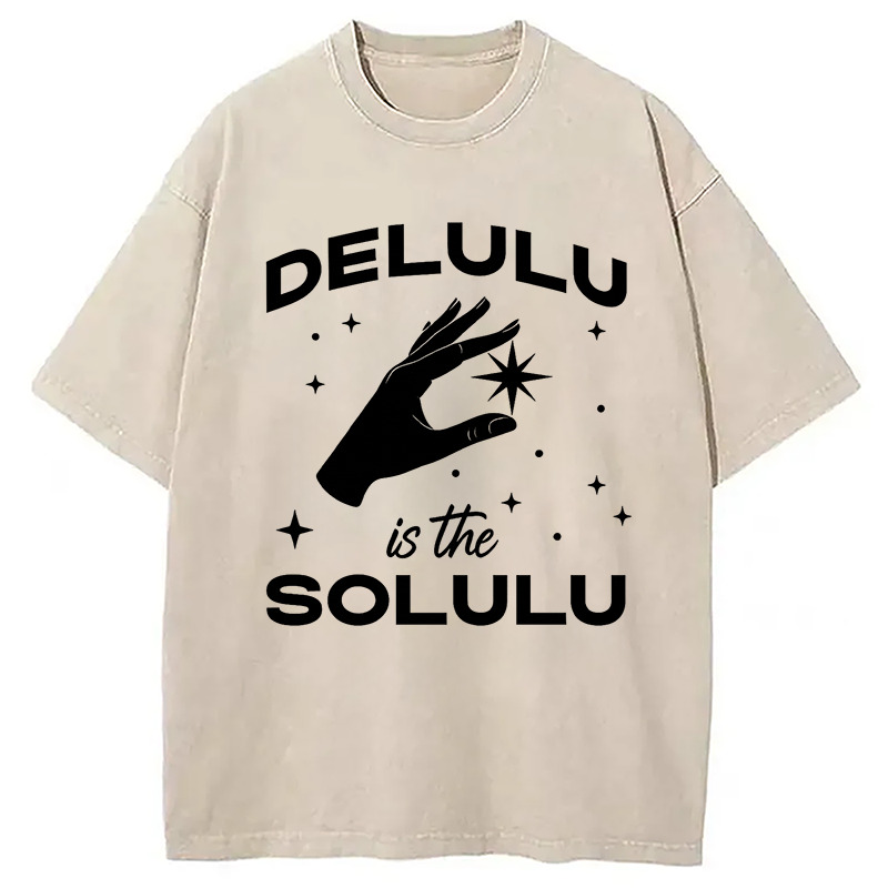 Funny Social Media Meme Washed T-Shirt Unisex Streetwear Graphic Style Gifts For Her