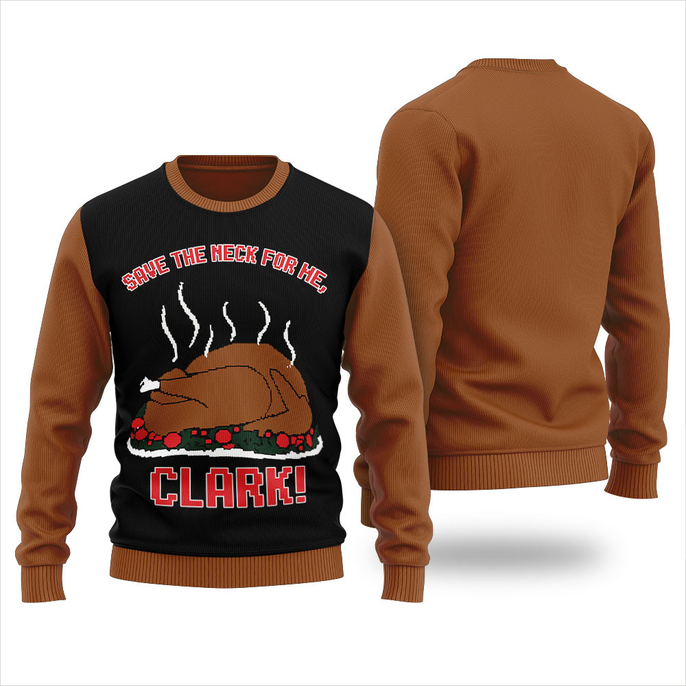 Funny Turkey Christmas Vacation Thanksgiving Sweater For Women Stylish Winter Sweatshirt for Everyday Wear