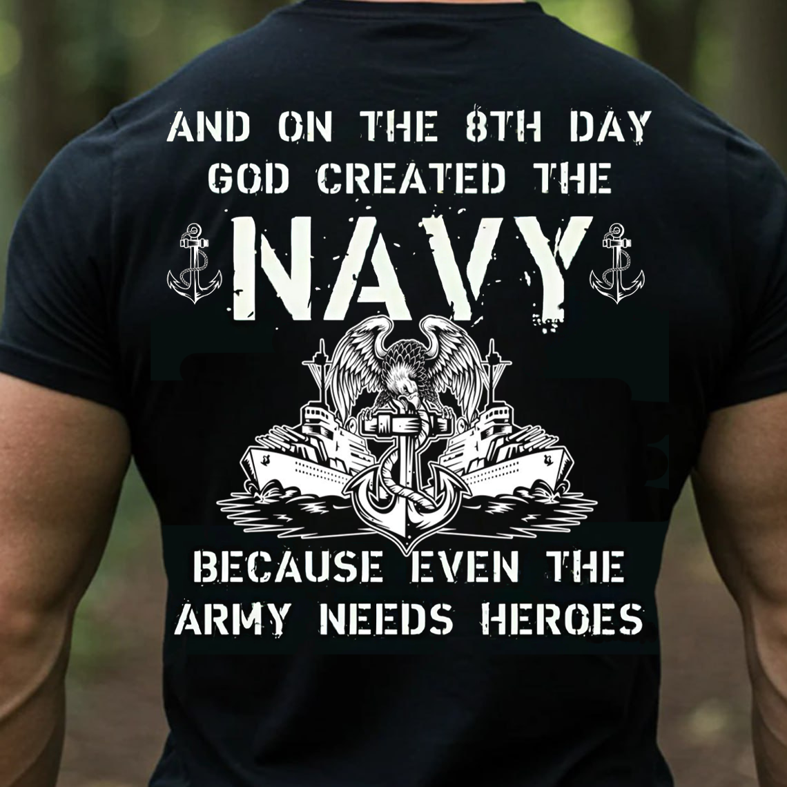 Funny U.S. Navy Veteran Military Tee Patriotic Gift Shirt for Veterans Day