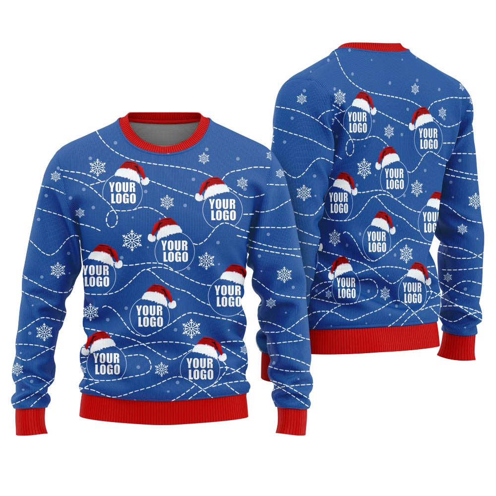Funny Ugly Sweater Company Logo For Men Trendy Winter Sweatshirt for Cozy Moments