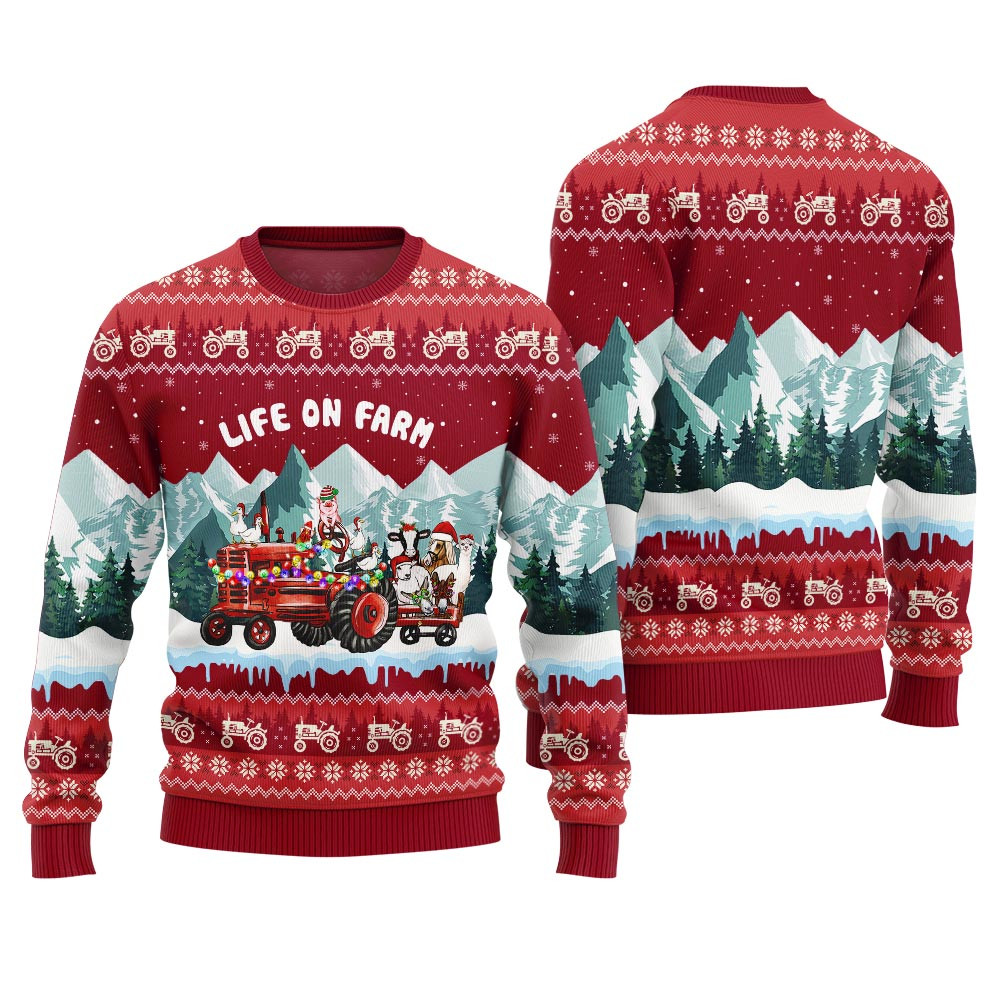 Funny Ugly Xmas Sweaters Farmers Exclusive Holiday Sweater Merch for Gift Giving