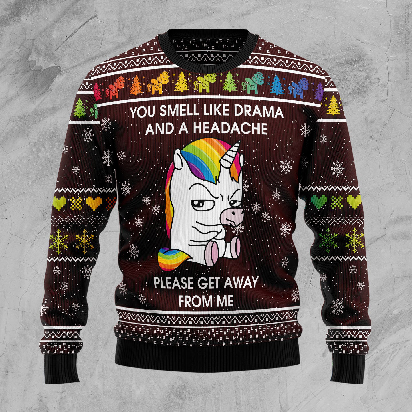 Funny Unicorn Ugly Christmas Sweater Cool Xmas Apparel Cool Unicorn Gifts