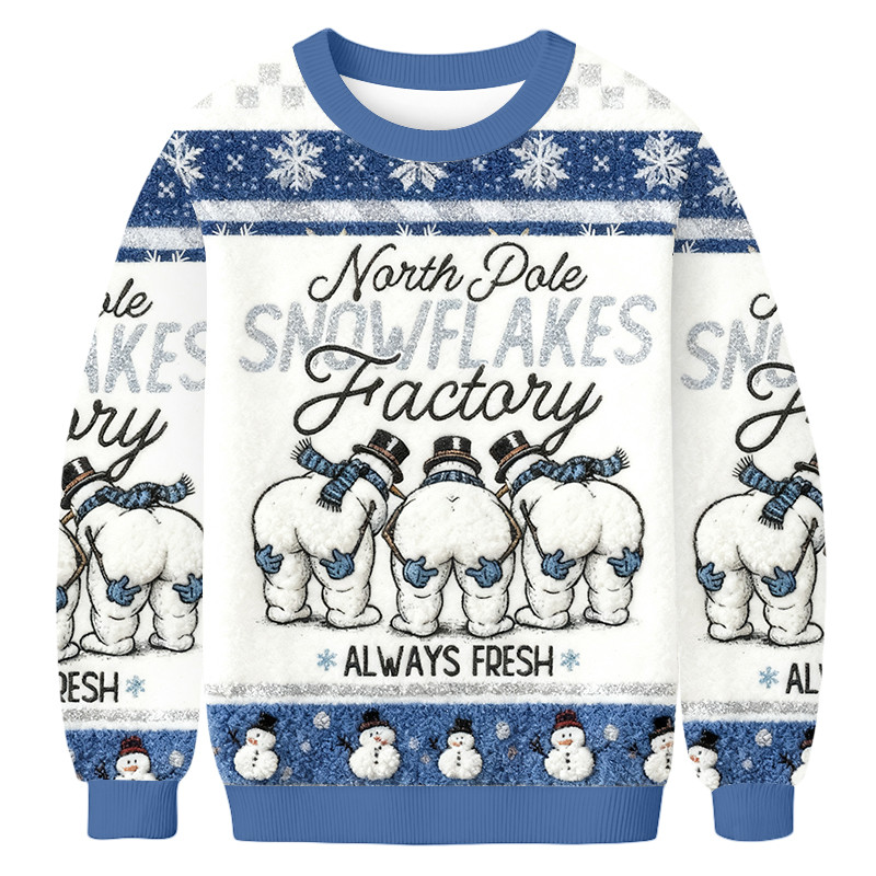 Funny Winter Digital Design Christmas Ugly Sweater Holiday Clothing Christmas Gifts For Him