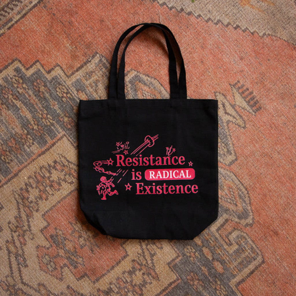 Furdose Merch Resistance is Radical Existence Tote Bag Gift Ideas For Her Furdose Merch Resistance is Radical Existence Tote Bag Gift Ideas For Her