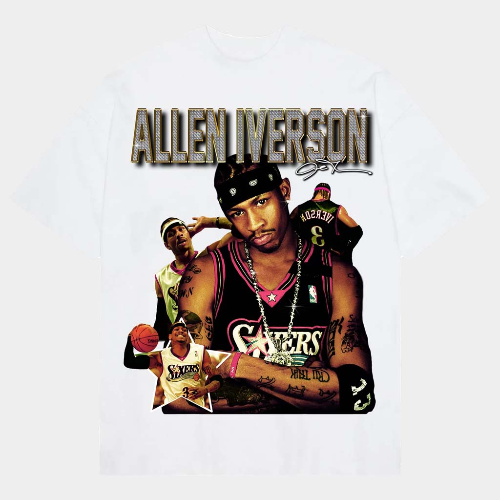 Fusion Pieces Merch Allen Iverson Shirt Presents For Basketball Fans