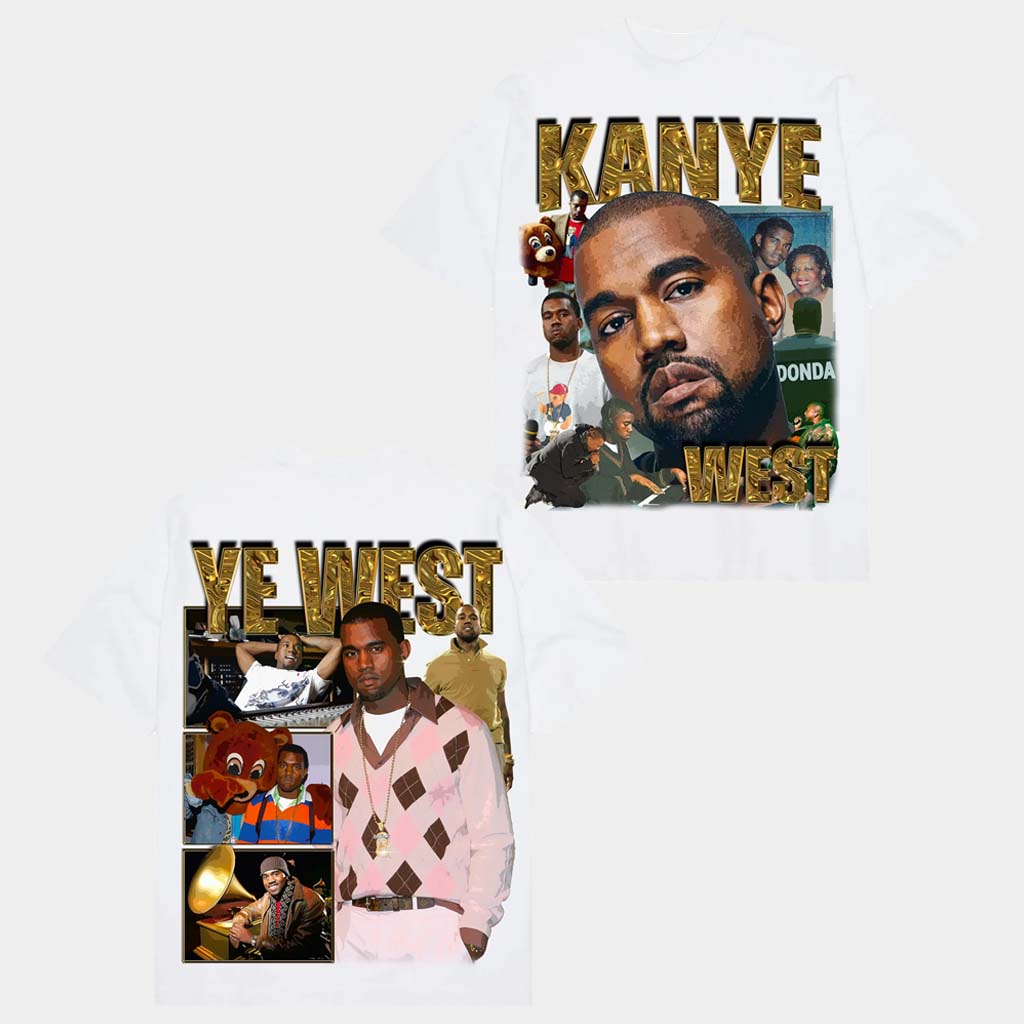 Fusion Pieces Merch Kanye West T-Shirt Music Lover Gift Ideas For Him