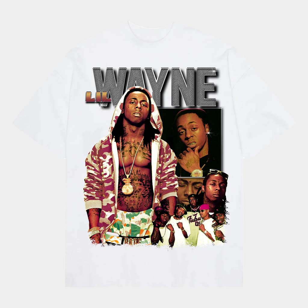 Fusion Pieces Merch Lil Wayne T-Shirt Birthday Present For Brother Rap Lovers