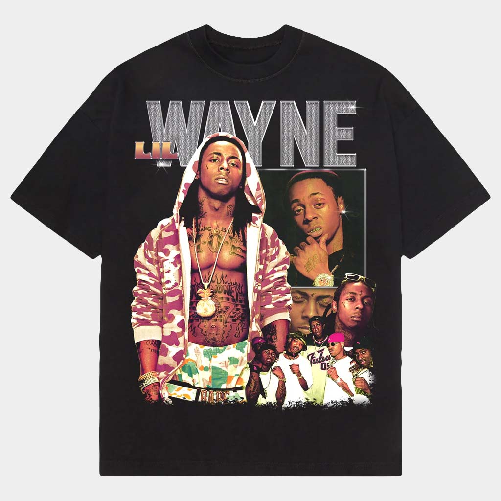 Fusion Pieces Merch Lil Wayne T-Shirt Gift Ideas For Rapper Fans
