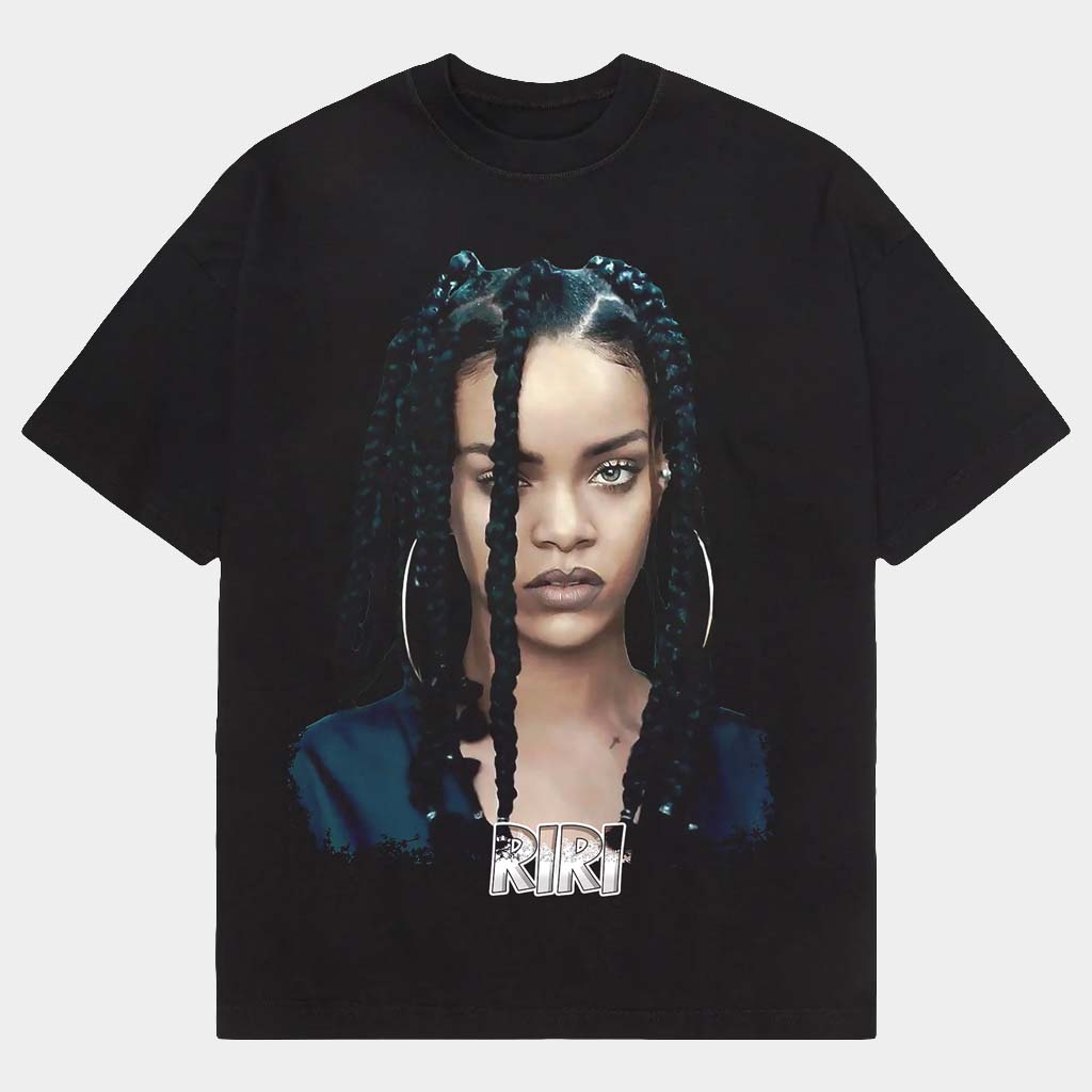 Fusion Pieces Merch Rihanna Big Face T-Shirt Rihanna Merch Birthday Present For Wife