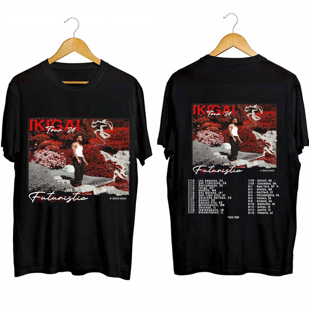 Futuristic Ikigai Tour Shirt Futuristic Merch Gift For Rap Lovers Futuristic Ikigai Tour Shirt Futuristic Merch Gift For Rap Lovers