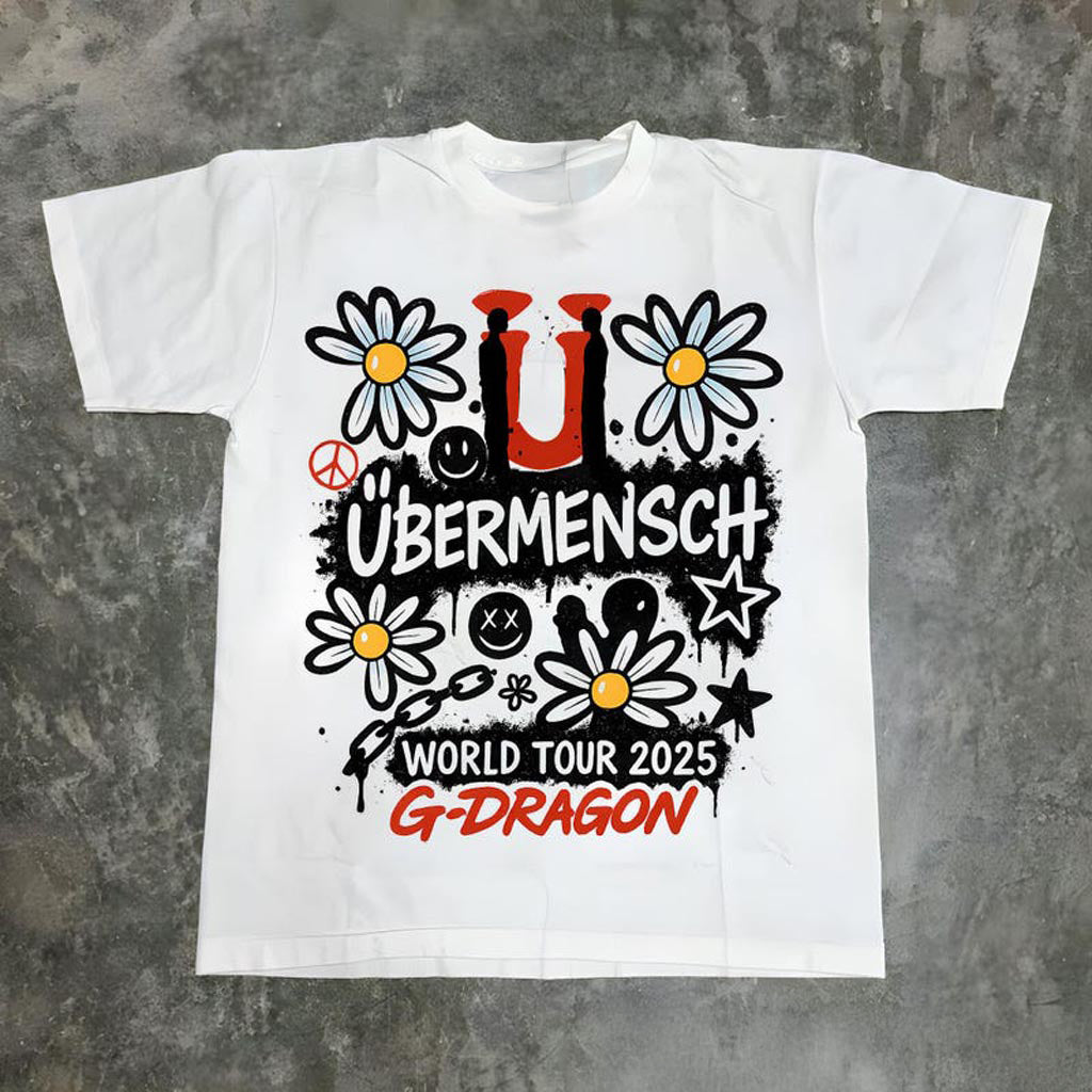 G-Dragons Ubermensch World Tour G-Dragon World Tour in US Shirt GDragon Ubermensch 2025 G-Dragons Ubermensch World Tour G-Dragon World Tour in US Shirt GDragon Ubermensch 2025