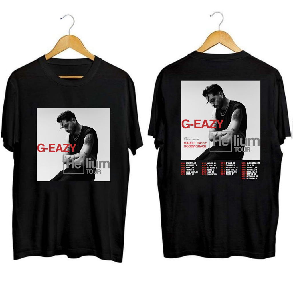 G Eazy Helium Tour Shirt G Eazy Merch Gifts For Rap Lovers