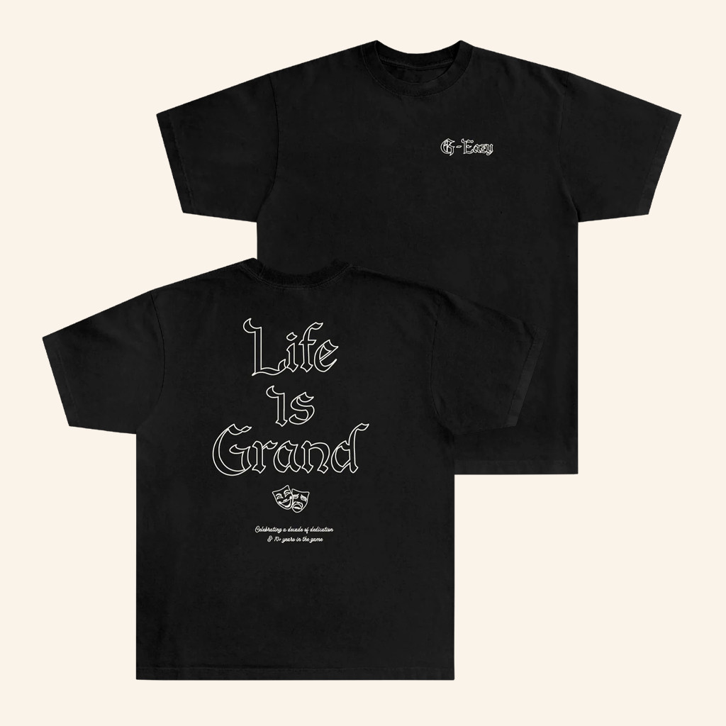 G Eazy Merch Celebration Mask Black T-Shirt Gifts For Rapper Fans