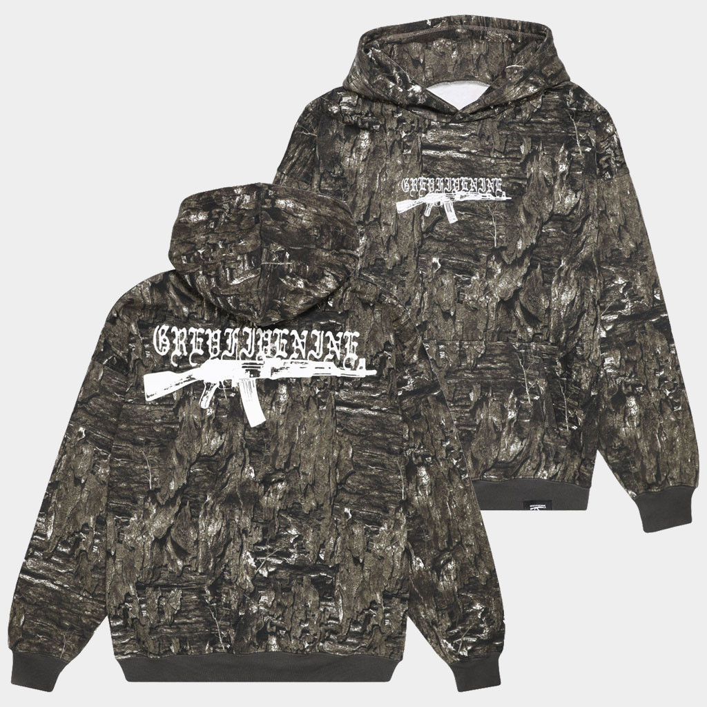 G59 Merch 2026 G59 AK Logo Hoodie Camo Grey Five Nine Merch Gifts For Hip Hop Lovers