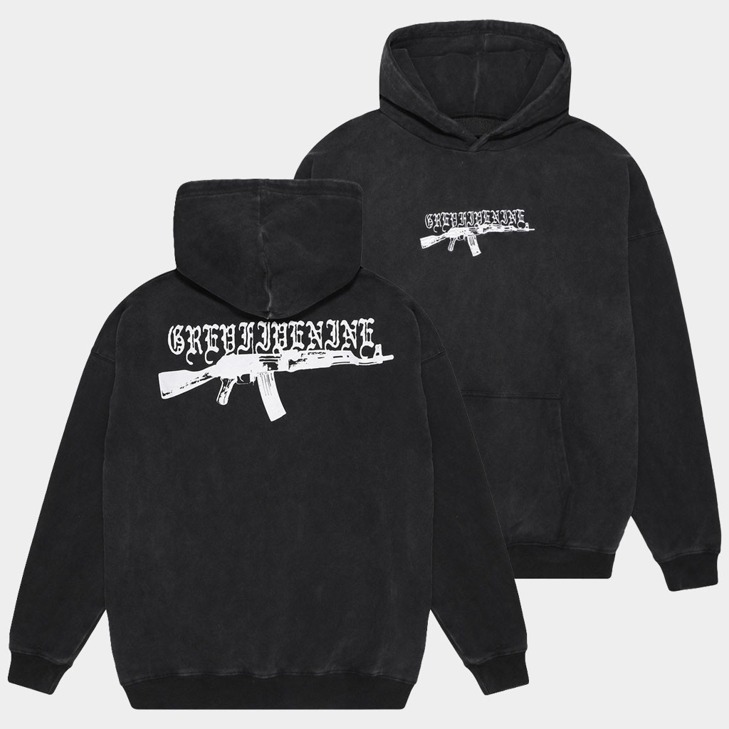 G59 Merch 2026 G59 AK Logo Hoodie Vintage Grey Five Nine Merch Hip Hop Lover Gifts