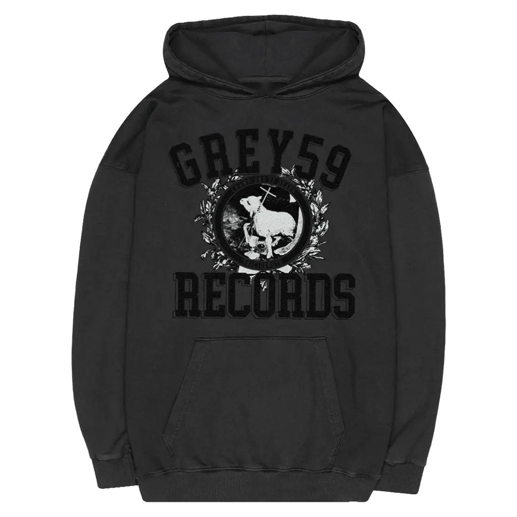 G59 Merch G59 Champion Of Death Hoodie Grey59 Records Hoodie Gifts For Boyfriend