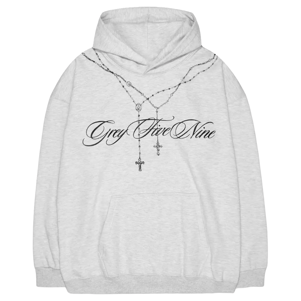 G59 Merch G59 Rosary Hoodie Grey Five Nine Hoodie Birthday Gift For Friends G59 Merch G59 Rosary Hoodie Grey Five Nine Hoodie Birthday Gift For Friends