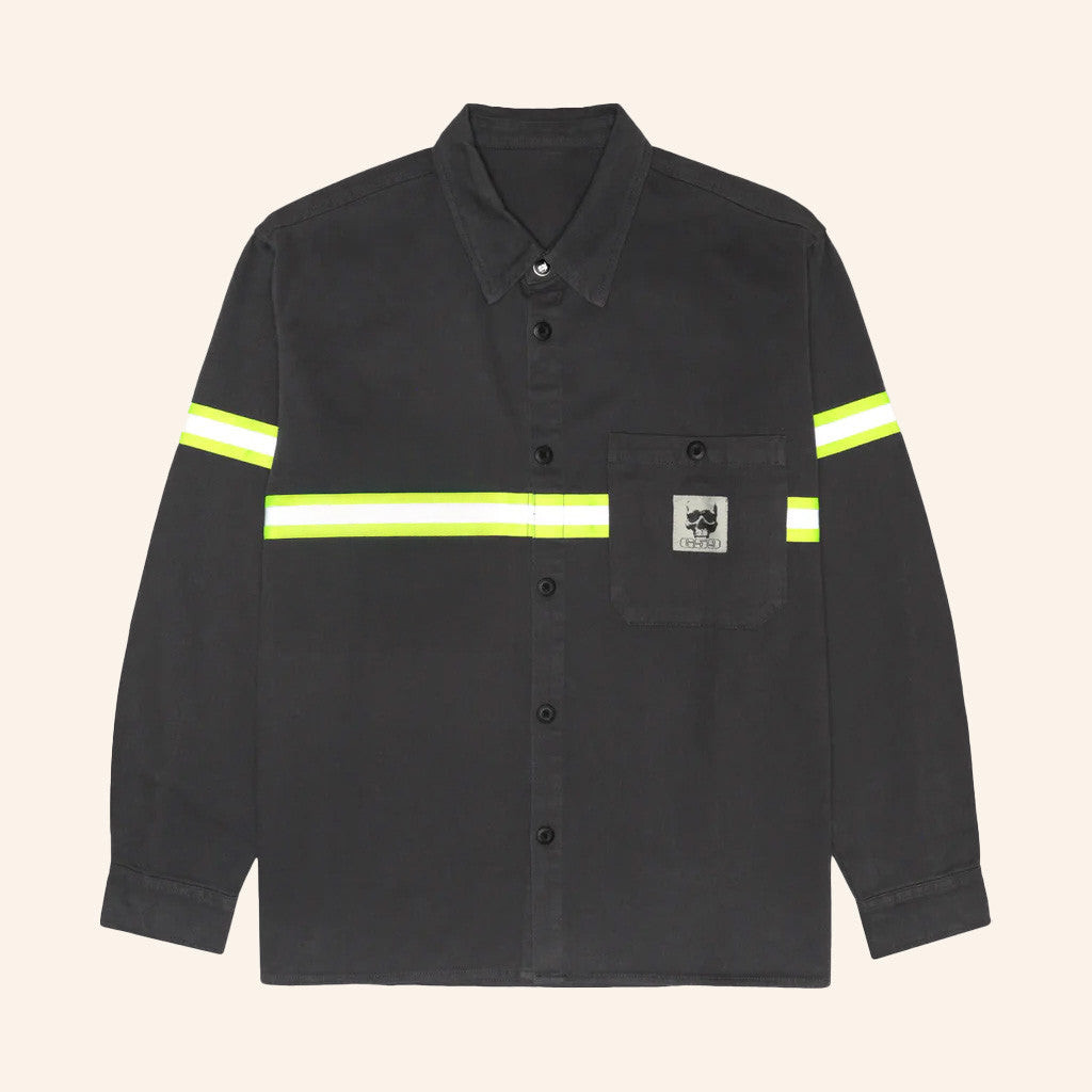 G59 Merch Grey Button Up Shirt Long Sleeve Gifts For Him G59 Merch Grey Button Up Shirt Long Sleeve Gifts For Him