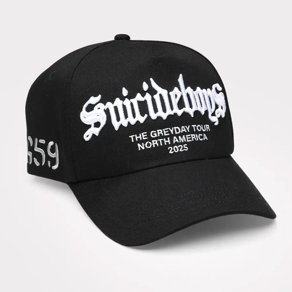 G59 Merch SuicideboyS The Greyday Tour North America 2025 Hat Embroidered G59 Hat Dad Gifts