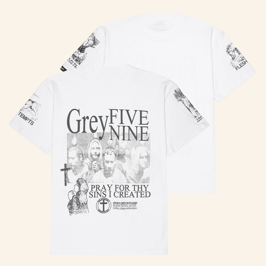 G59 Records Merch G59 Confessional T-Shirt White Birthday Ideas For Him