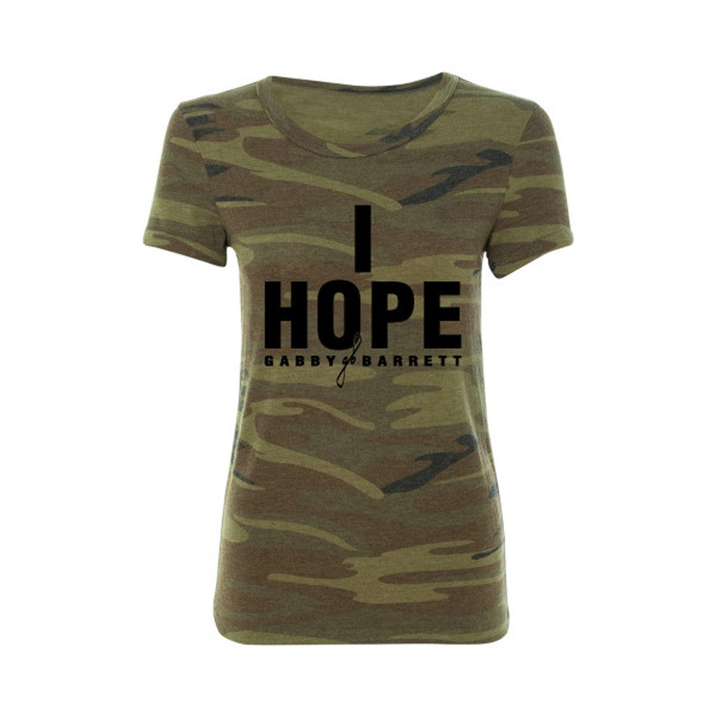 Gabby Barrett Merch Tour 2025 Gabby Barrett I Hope Ladies Camo T-Shirt Gifts For Wife Gabby Barrett Merch Tour 2025 Gabby Barrett I Hope Ladies Camo T-Shirt Gifts For Wife
