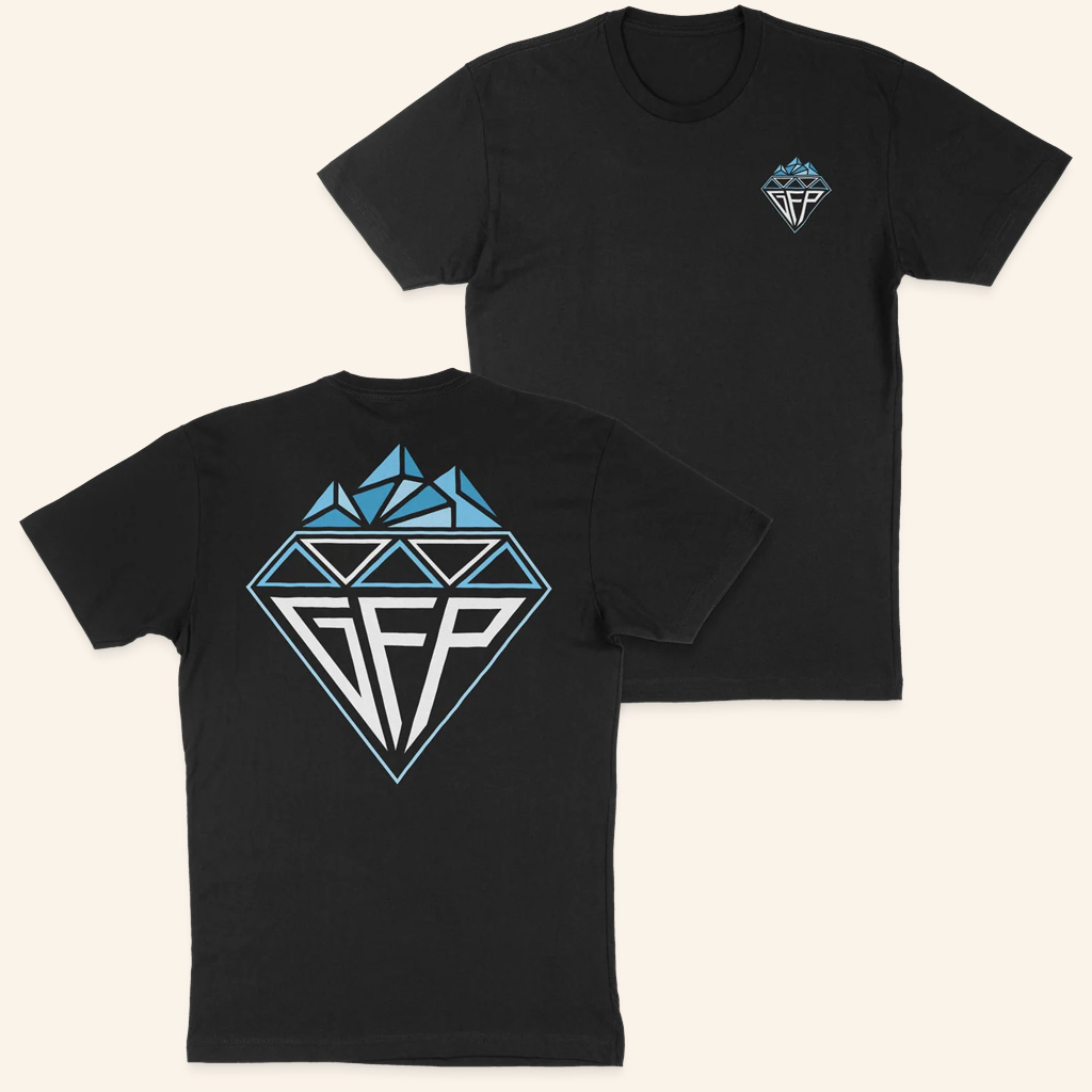 Gabe Farrell Productions Merch Iceberg Black T-Shirt Gifts Ideas For Dudes