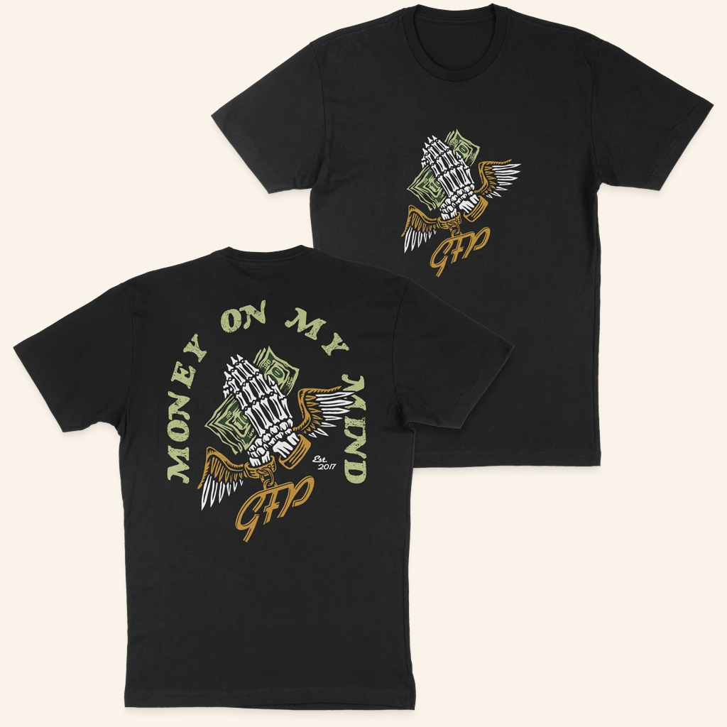 Gabe Farrell Productions Merch Money On MY Mind T-Shirt Great Gifts For Friends