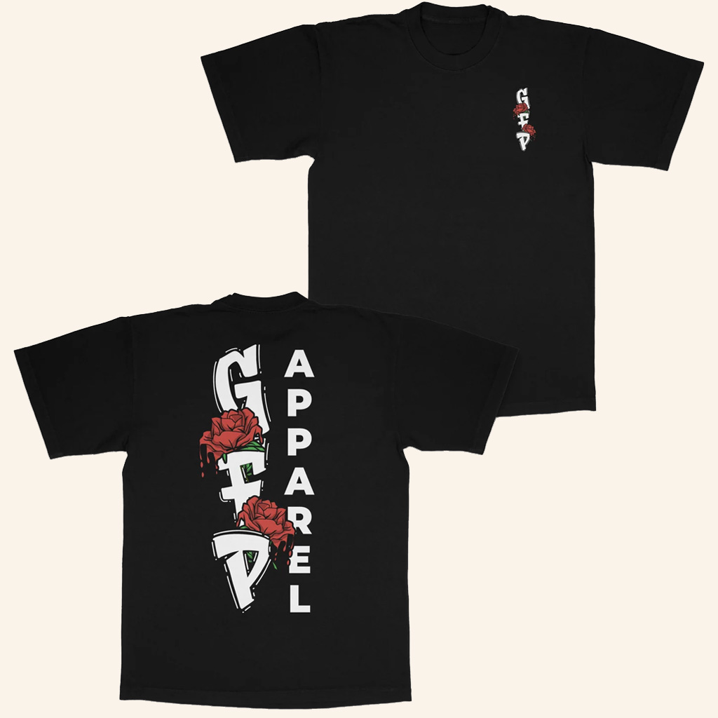 Gabe Farrell Productions Merch Rose T-Shirt GFP Apparel Gifts Ideas For Adults
