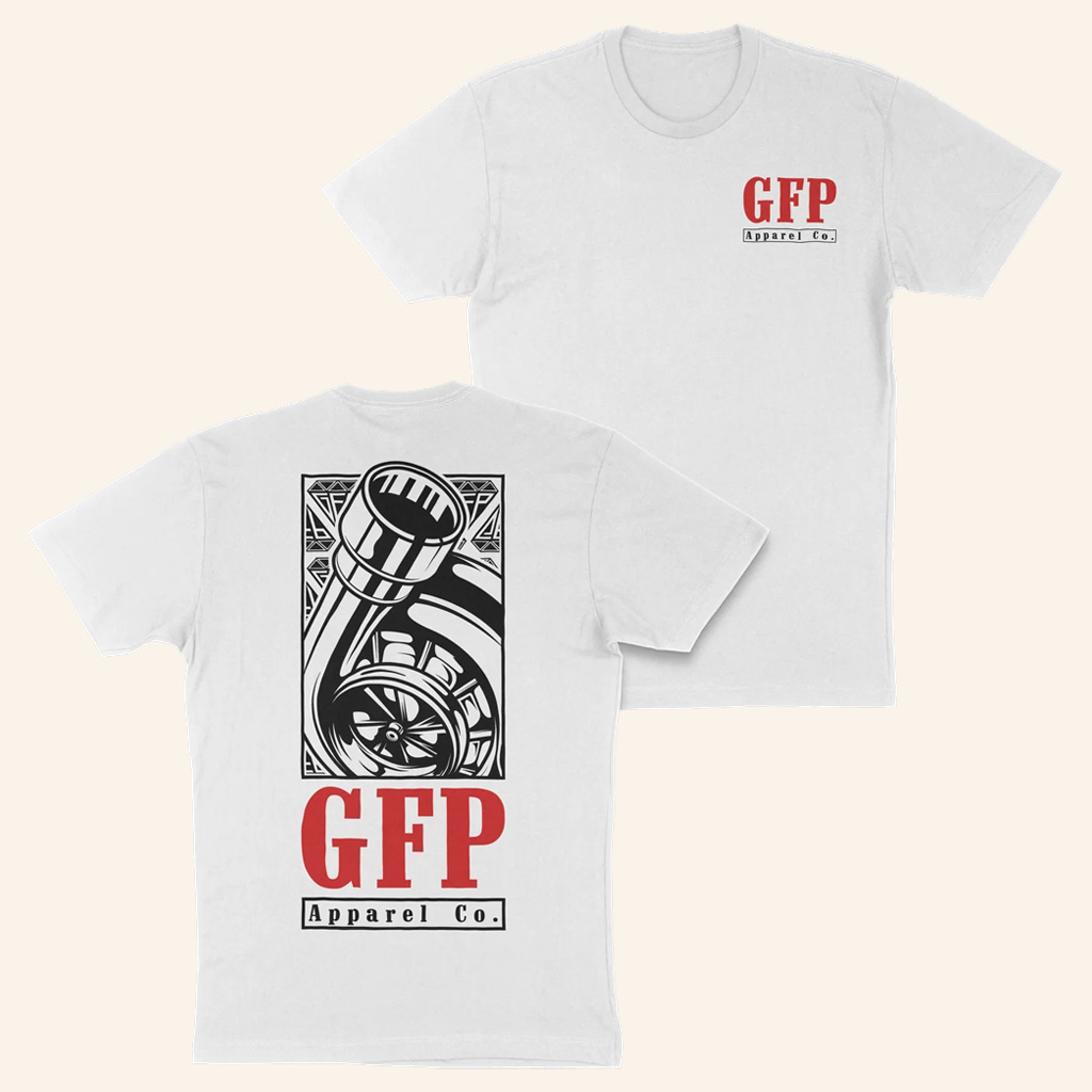 Gabe Farrell Productions Merch Turbo White T-Shirt Cool Gifts For Brothers