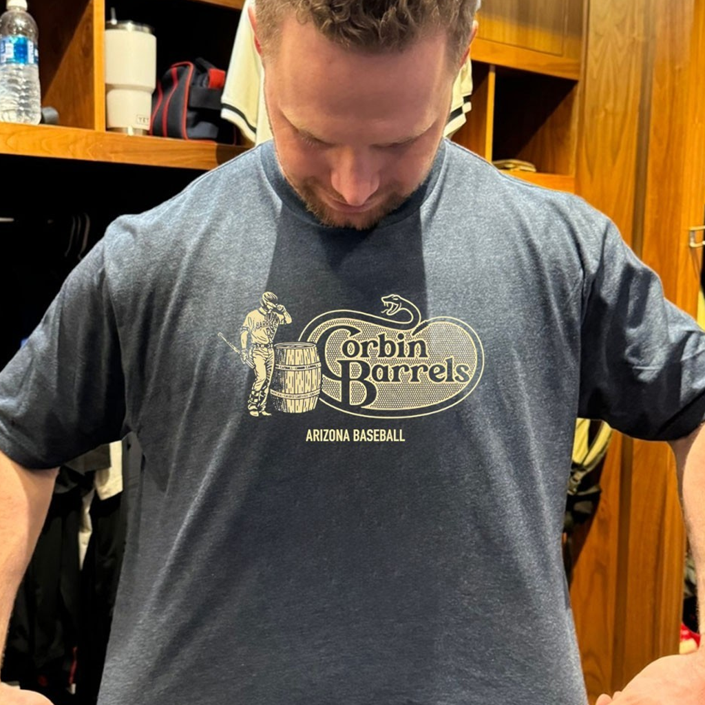 Gabriel Moreno Corbin Barrels Arizona Baseball Shirt Best Gifts For Baseball Lovers