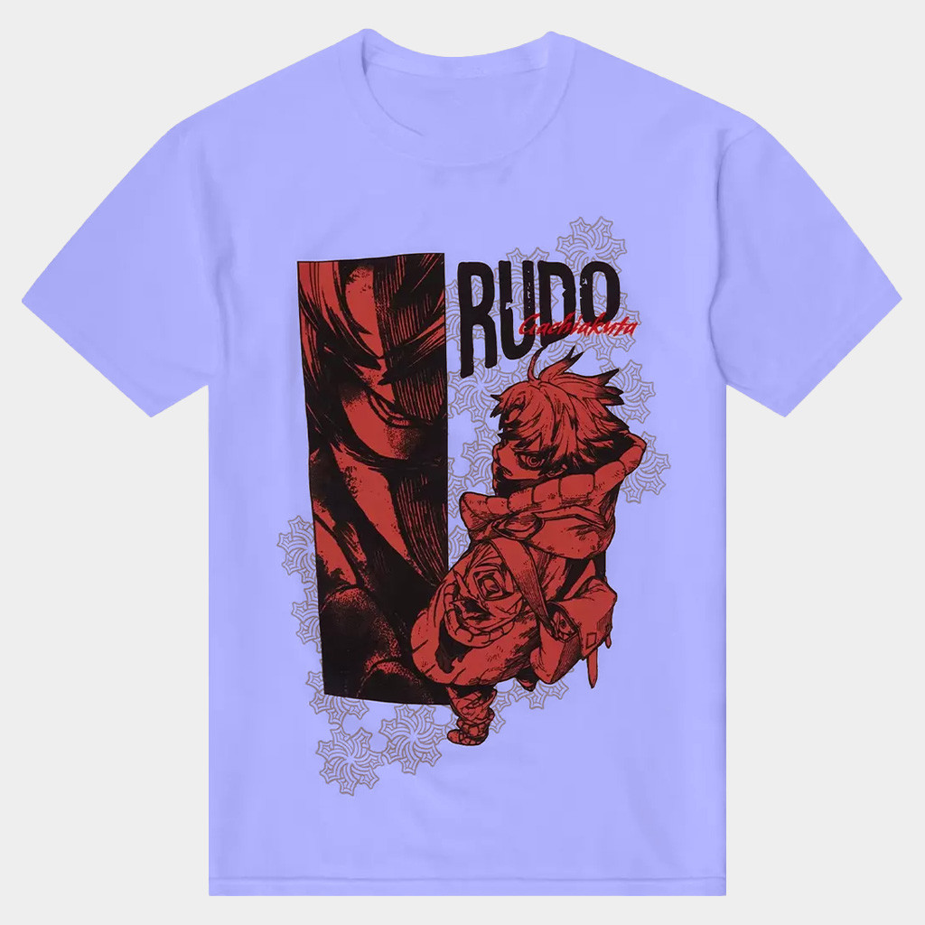 Gachiakuta Merch Gachiakuta Rudo Red Panel T-Shirt Best Gifts For Son