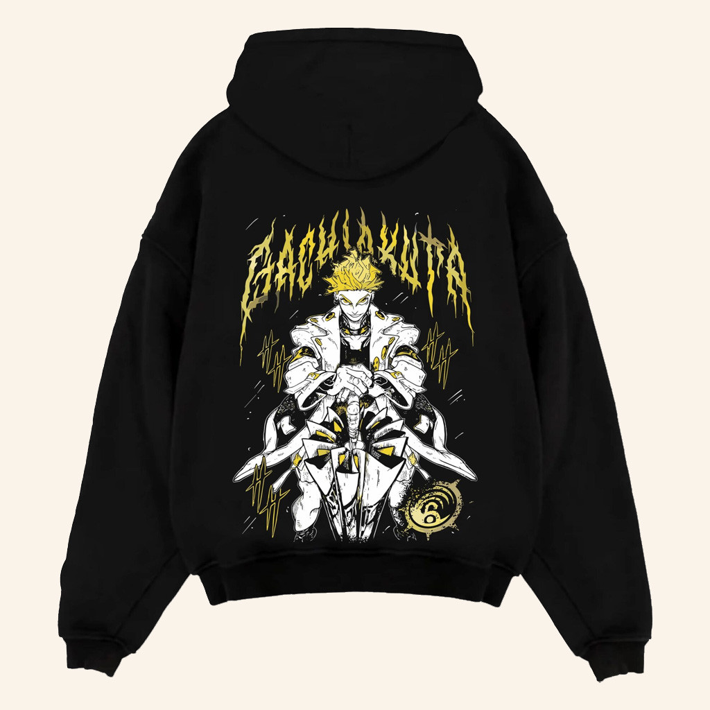 Gachiakuta Merch Gachiakuta Skeletal Yellow Art Hoodie Best Gifts For Husband Gachiakuta Merch Gachiakuta Skeletal Yellow Art Hoodie Best Gifts For Husband