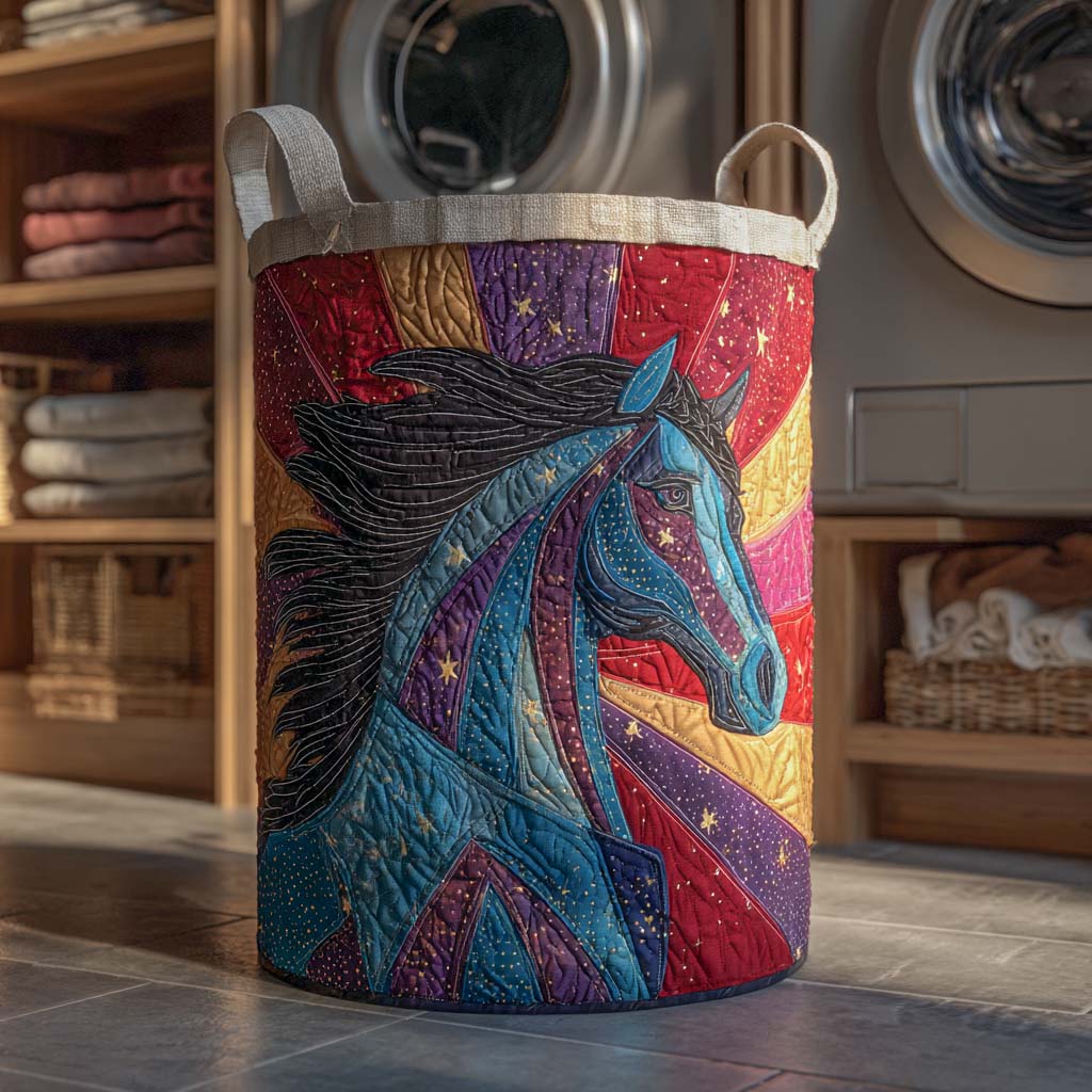 Galaxy Runner Quilted Laundry Basket Great Idea For New Home