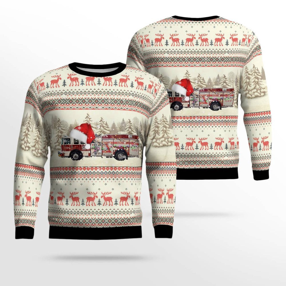 Gallatin Tennessee Gallatin Fire Department Christmas Sweater Xmas Unisex Sweater Christmas Gifts For Men Women