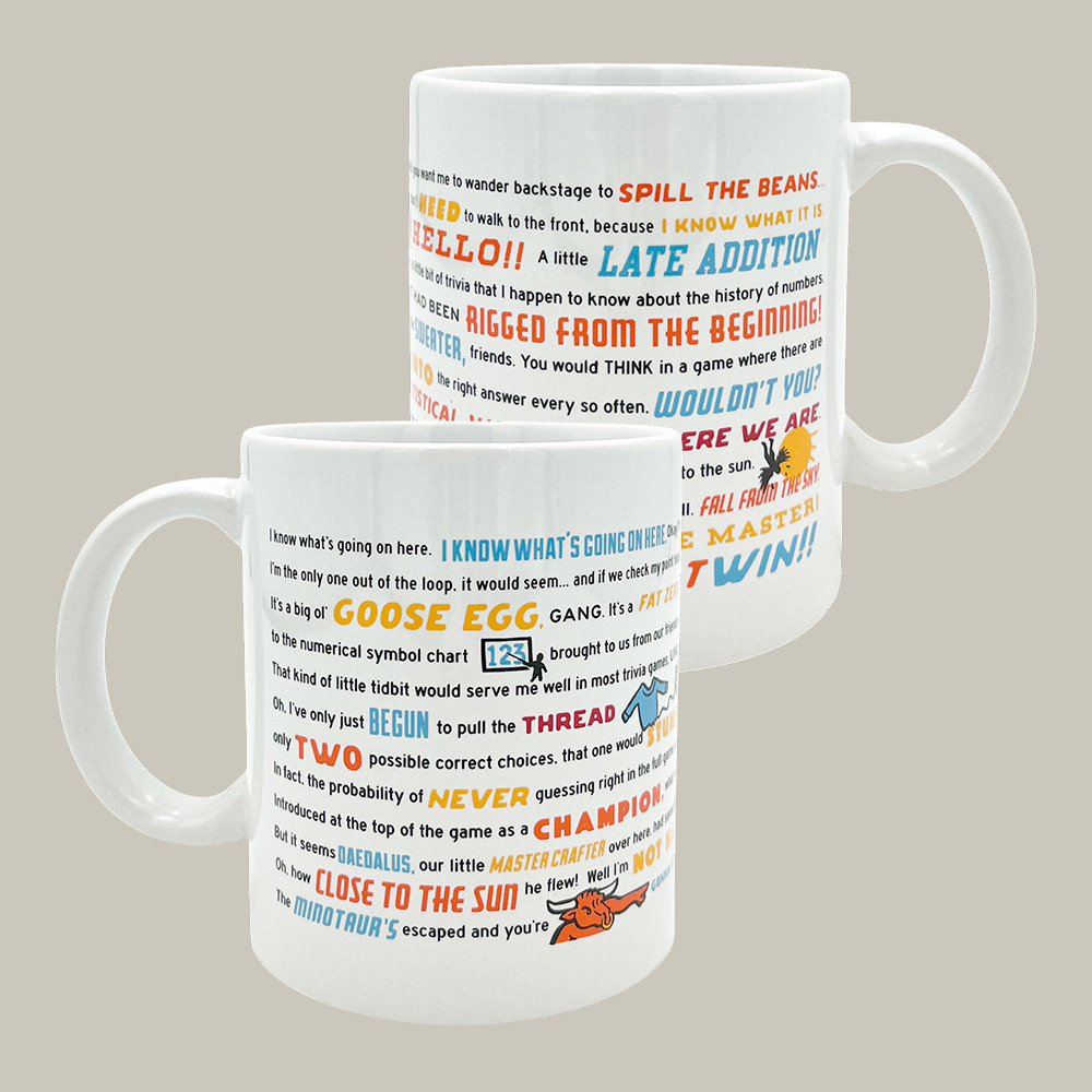 Game Changer Yes or No Monologue Mug Game Changer Merch Gift For Enthusiast