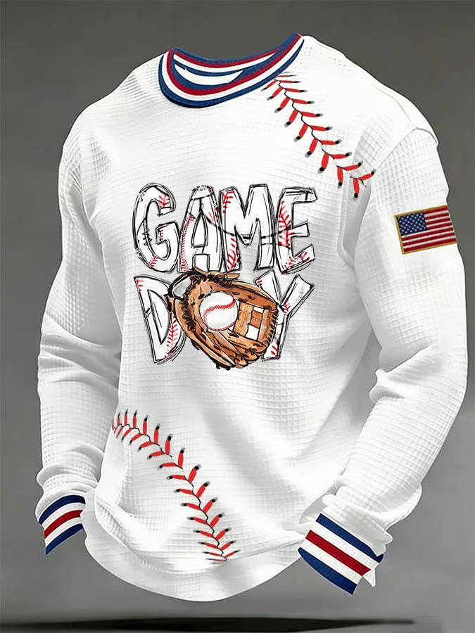 Game Day Baseball Glove Long Sleeve Shirt World Classic 2026 USA Stitch Fan Clothing Best Gift For Friends