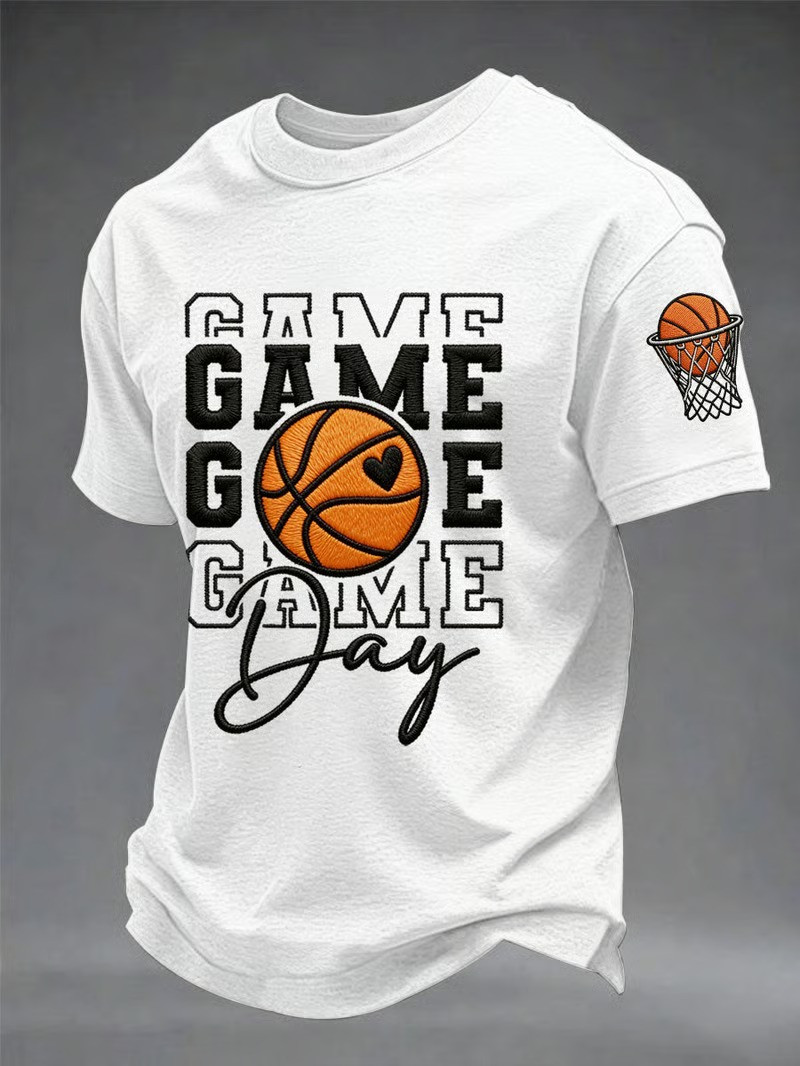 Game Day Basketball T-Shirt March Madness Fan Gear Apparel Best Gift For Basketball Game Fans