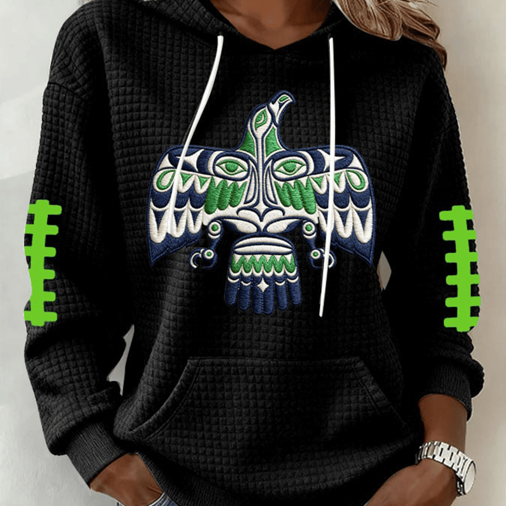 Game Day Football Hoodie Seattle Seahawks Hooded Sweatshirt Football Presents