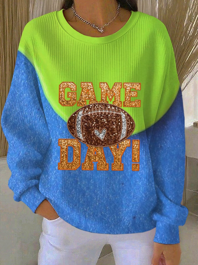 Game Day Football Sweatshirt Game Day Apparel Unique Gifts For Football Lovers