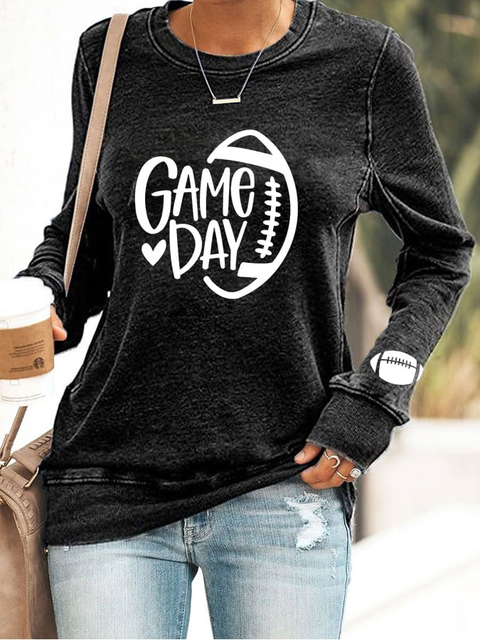 Game Day Football Sweatshirt Sundays Game Day Clothing Unique Present For Mom