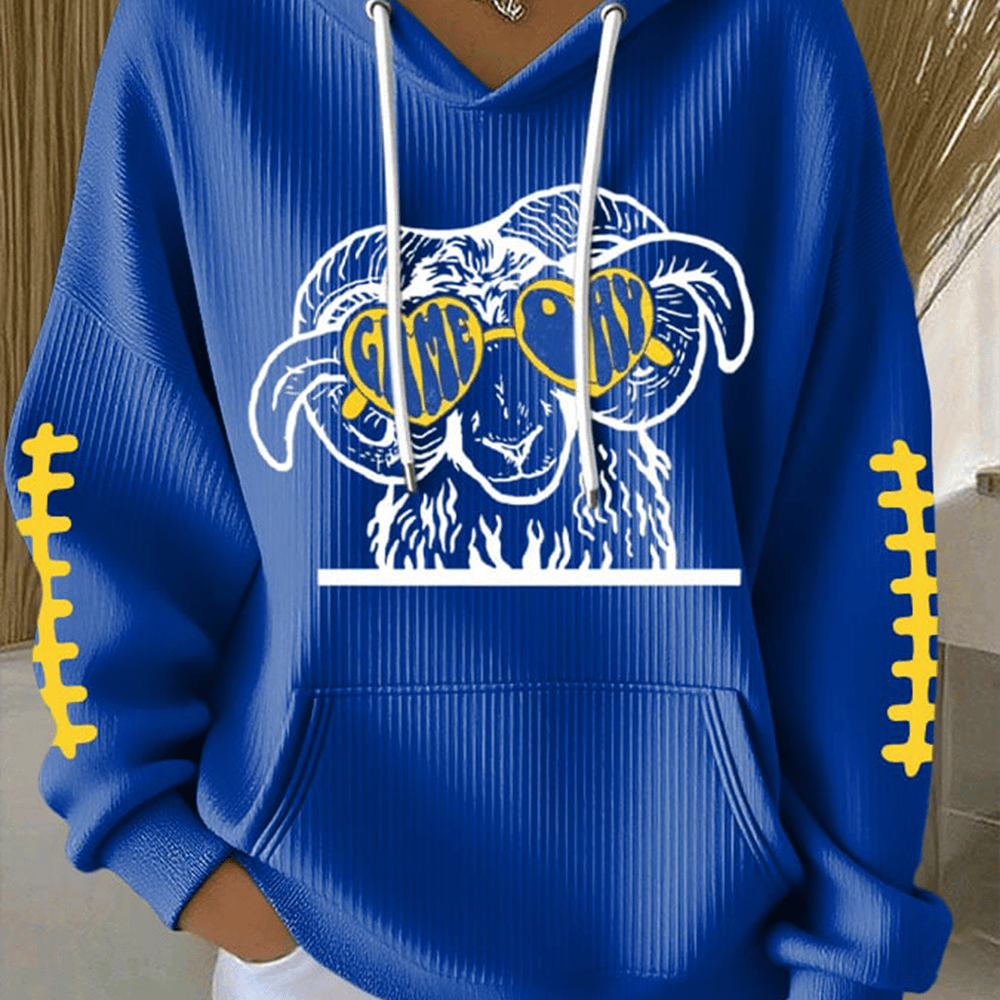 Game Day Los Angeles Rams Hoodie Football Clothing Los Angeles Rams Lover Gifts