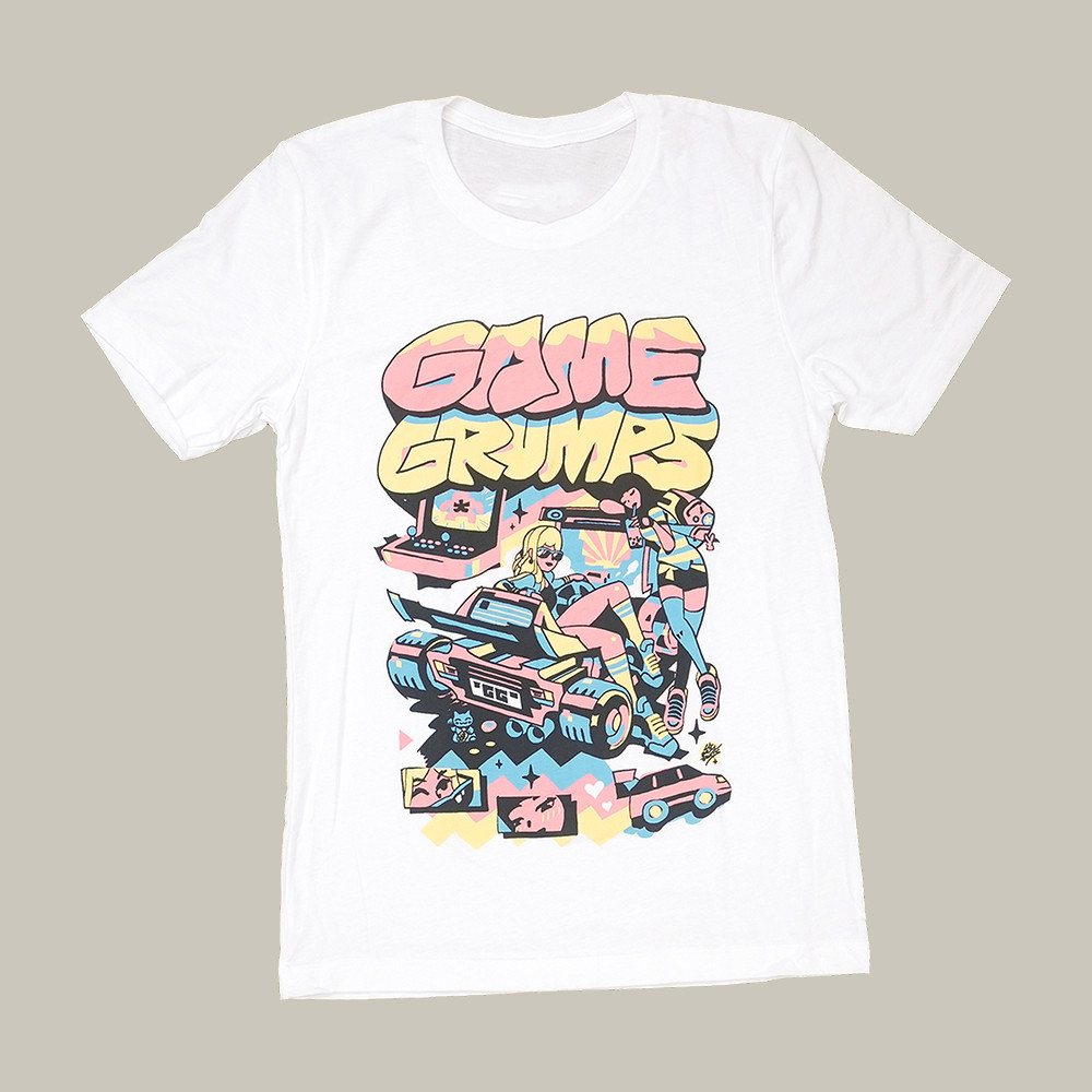 Game Grumps Arcade Round T-Shirt Youtube Comedy Shirt Game Grumps Lover Gifts