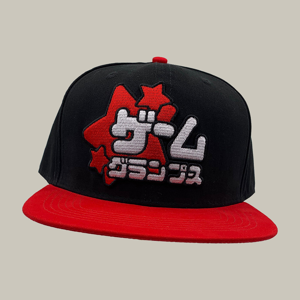 Game Grumps Katakana Flat Brim Snapback Hat Game Grumps Merch Unique Gift For Fans