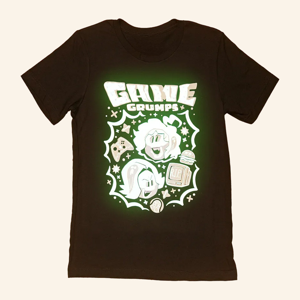 Game Grumps Merch Game Grumps x Ghoul Grumps Glow In The Dark T-Shirt Gifts For Friends Game Grumps Merch Game Grumps x Ghoul Grumps Glow In The Dark T-Shirt Gifts For Friends