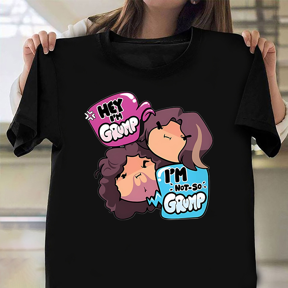 Game Grumps Merch Shirt Hey I'm Grump I'm Not So Grump Tee Shirts Fan Gift Ideas